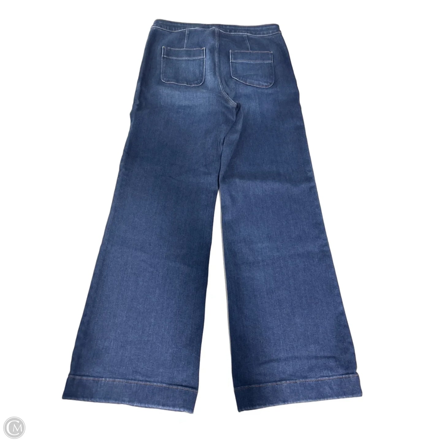 Jeans Wide Leg By Lc Lauren Conrad In Blue Denim, Size: 14