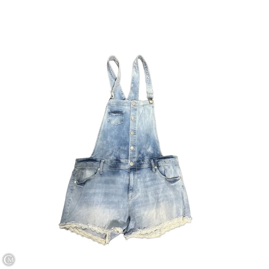 Romper By Love Fire In Blue Denim, Size: Xl