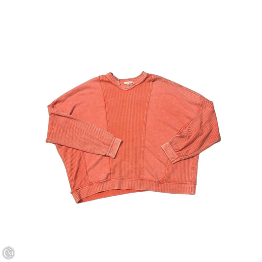 Sweatshirt Crewneck By Easel In Orange, Size: 1x