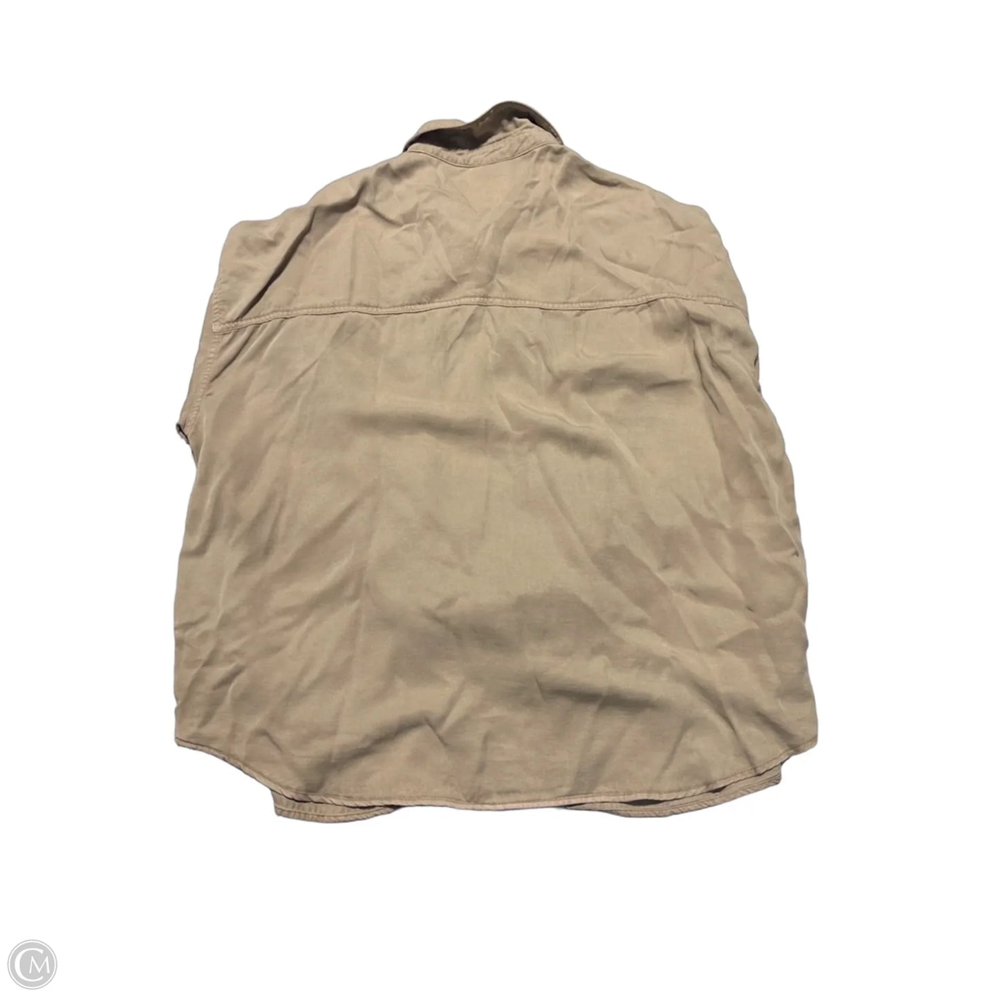 Top Long Sleeve By Risen In Tan, Size: Xl