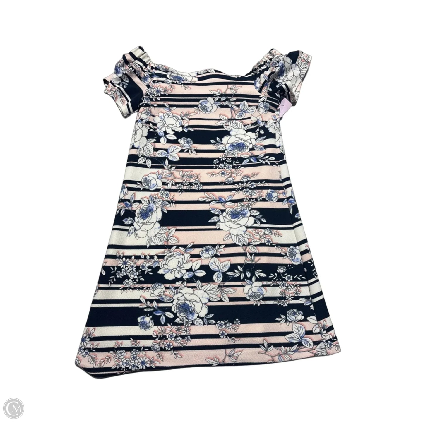 Dress Casual Midi By Jessica Simpson In Blue & Pink, Size: Xs