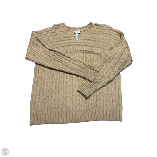 Sweater By St Johns Bay In Tan, Size: L