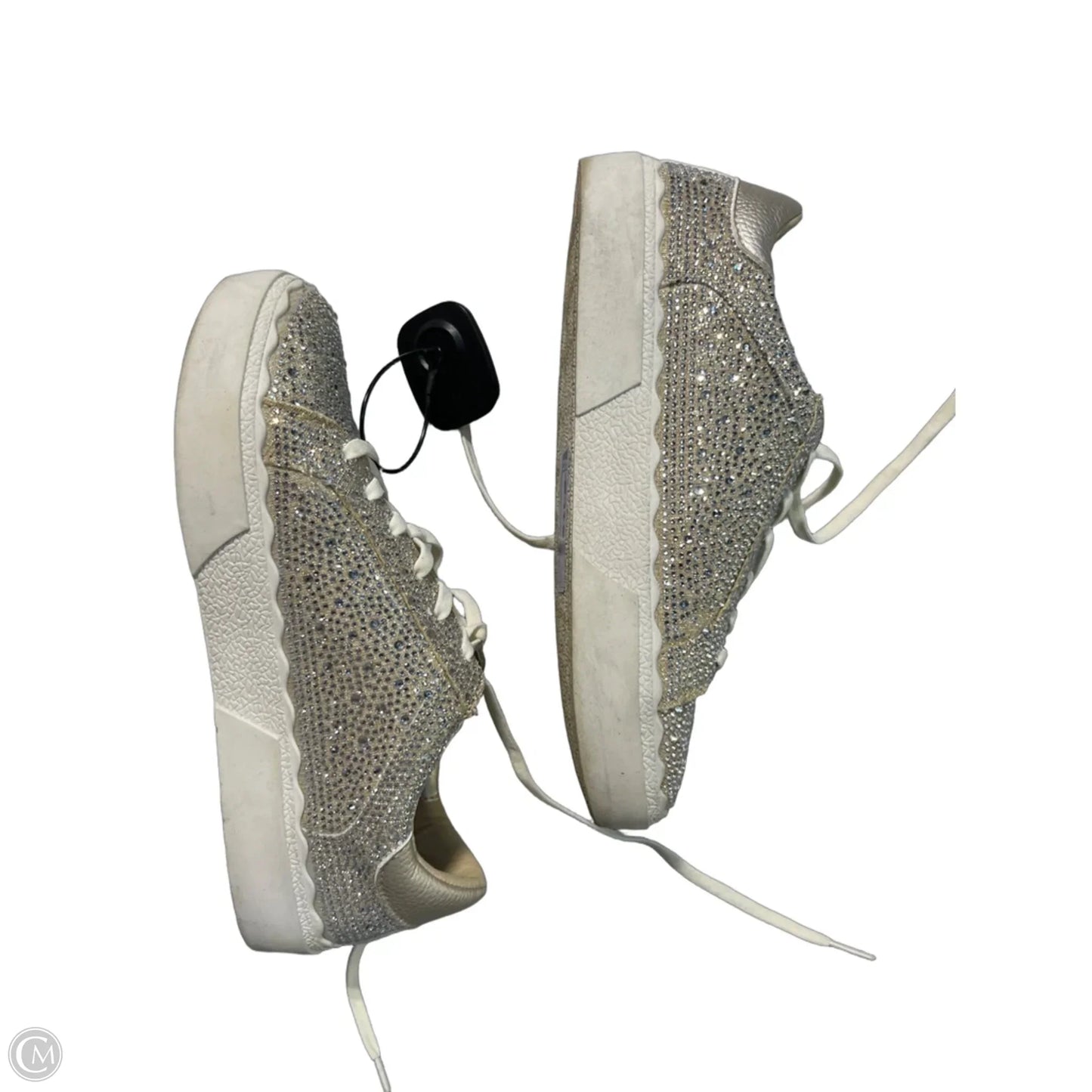 Shoes Sneakers By Anne Klein In Gold, Size: 8