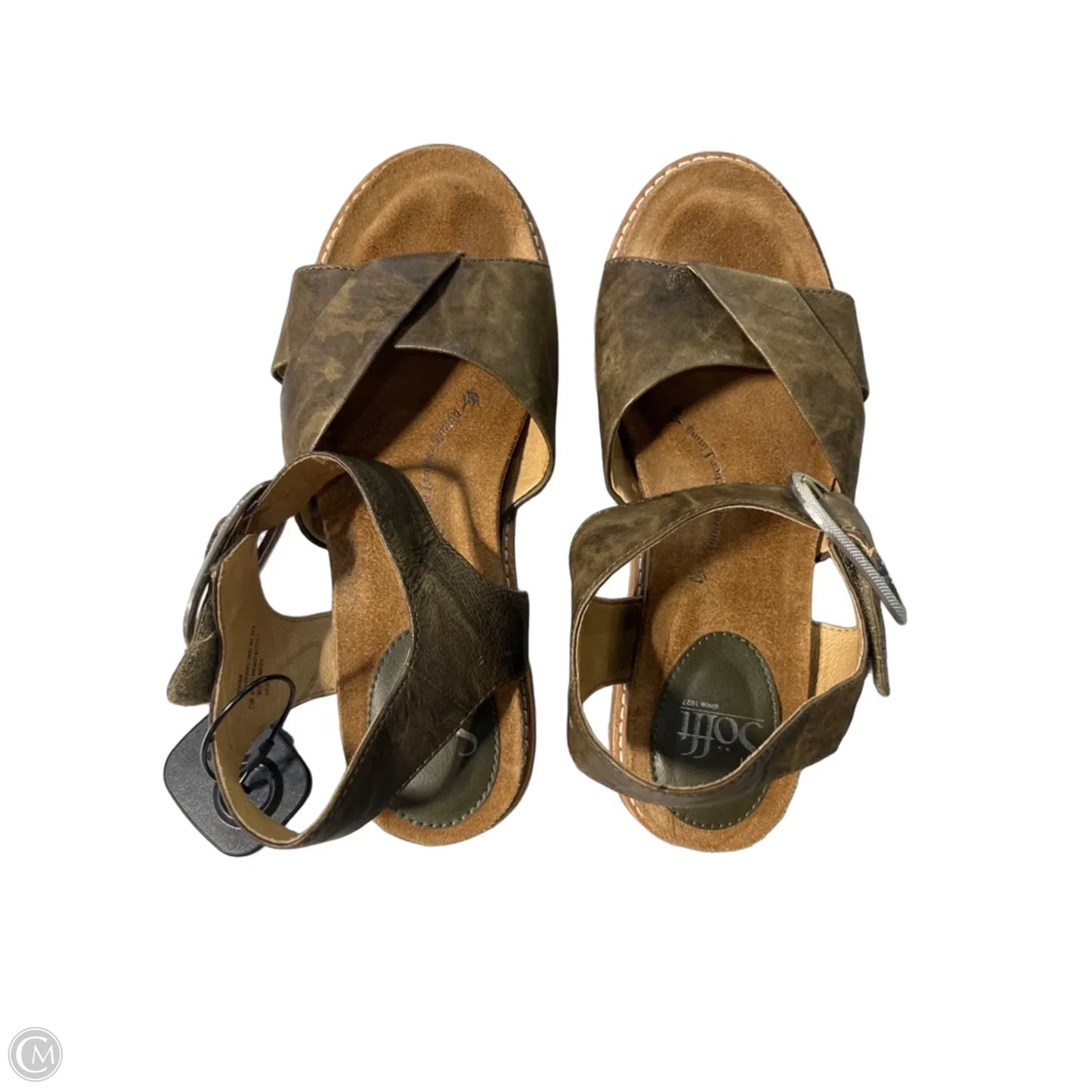 Sandals Flats By Sofft In Brown, Size: 7.5