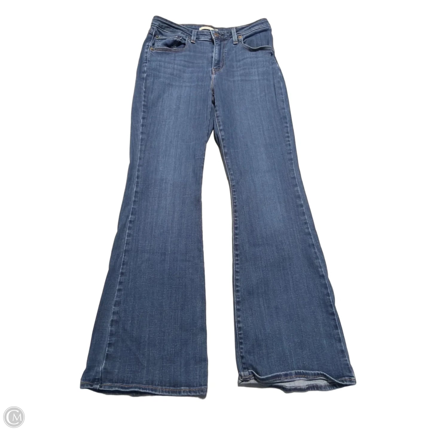 Jeans Flared By Levis In Blue, Size: 12