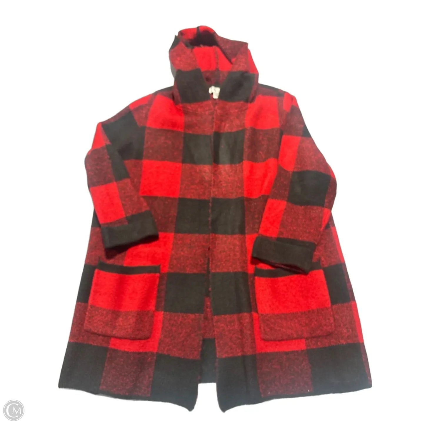 Cardigan By Cj Banks In Red, Size: 2x