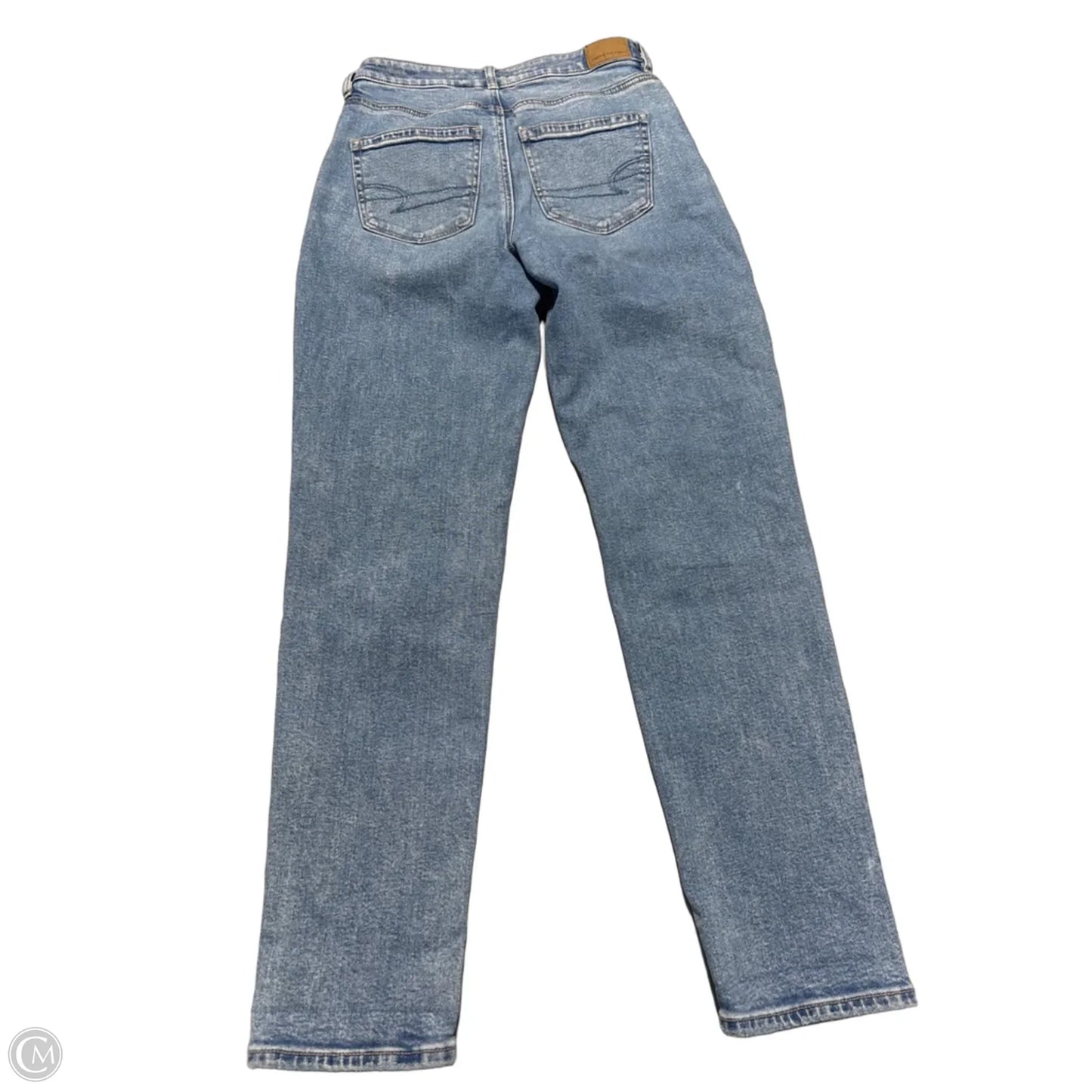 Jeans Straight By American Eagle In Blue, Size: 2