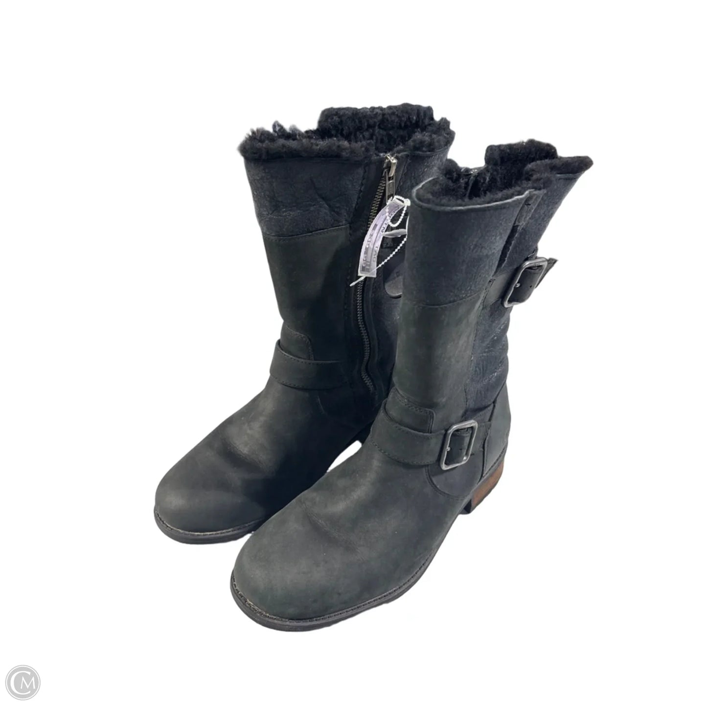 Boots Designer By Ugg In Black, Size: 8.5