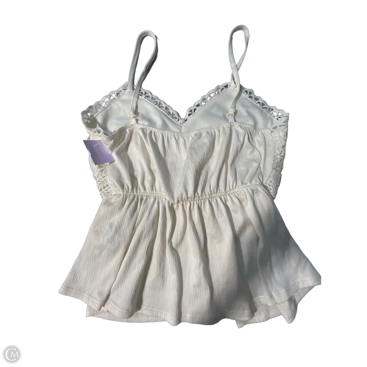 Tank Top By Derek Heart In White, Size: L