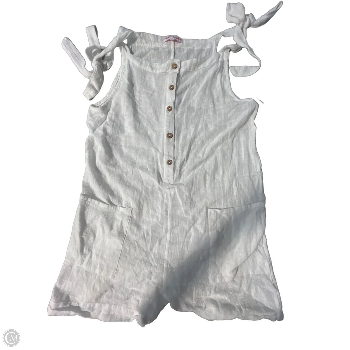 Romper By Cmc In White, Size: Xl