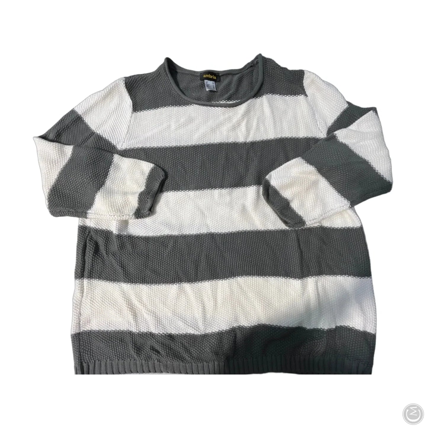 Top Long Sleeve By Cmc In Striped Pattern, Size: Xl