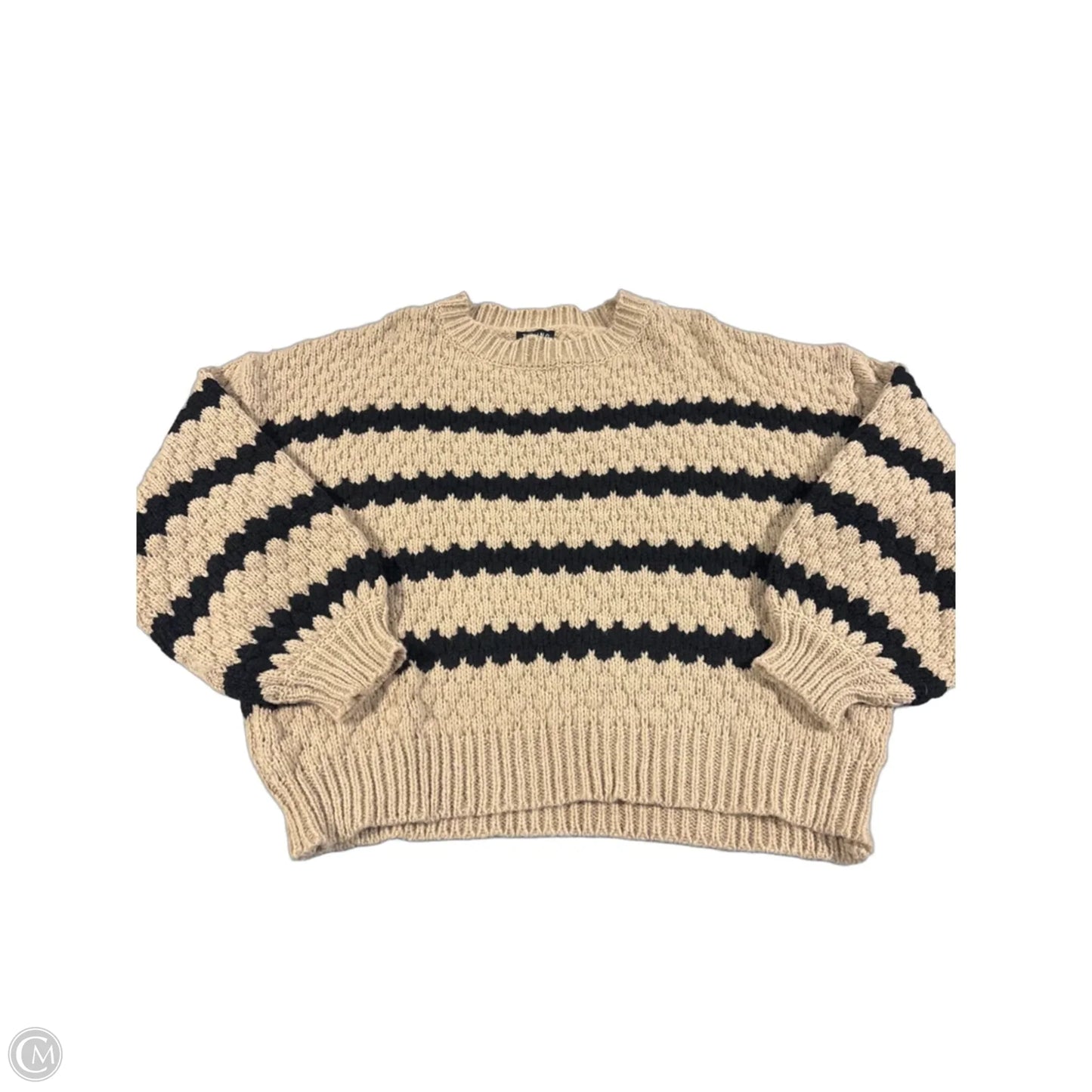 Sweater By Timing In Beige, Size: L