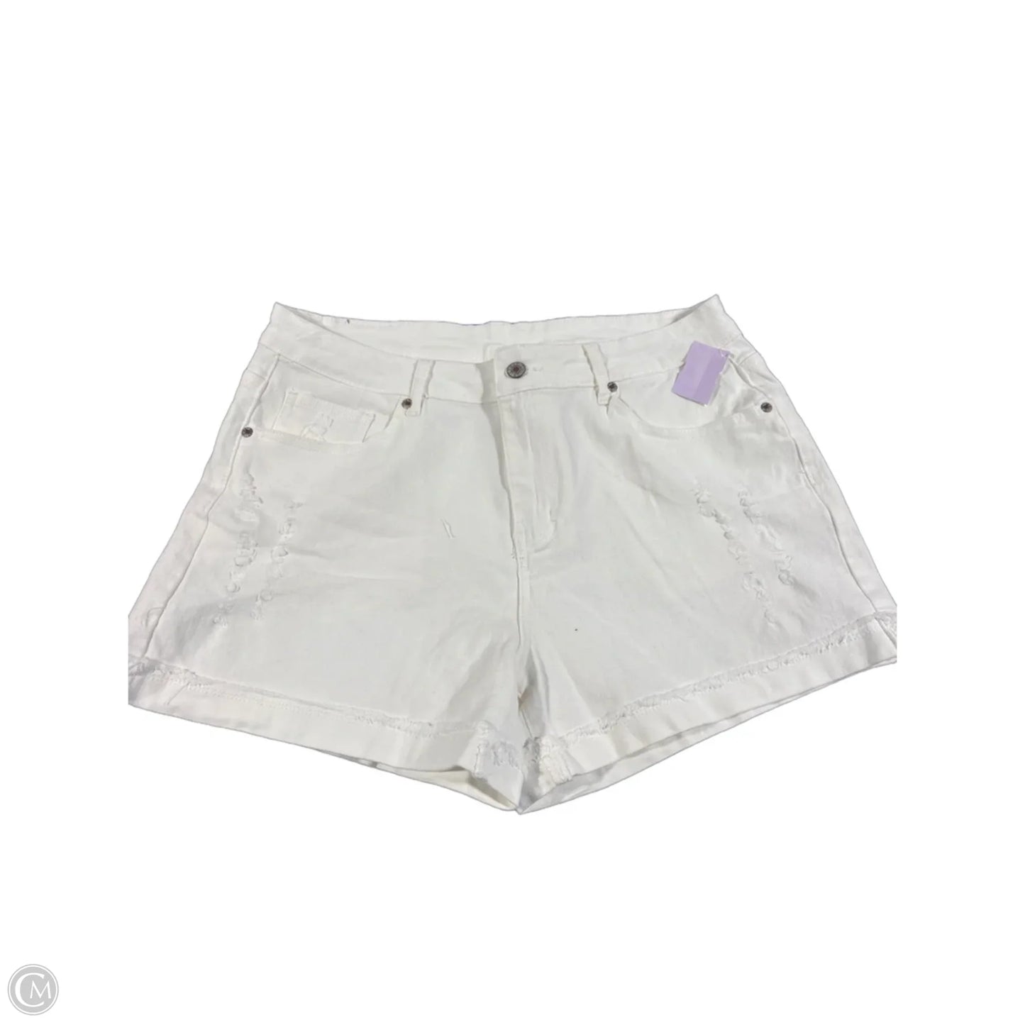 Shorts By Jeans By Buffalo In White, Size: 16