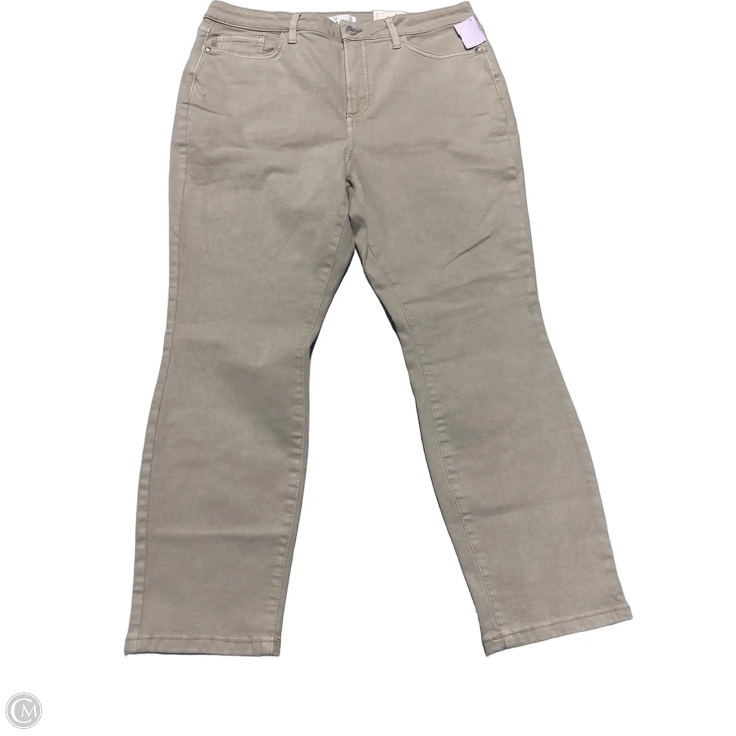 Jeans Straight By Lc Lauren Conrad In Beige, Size: 16