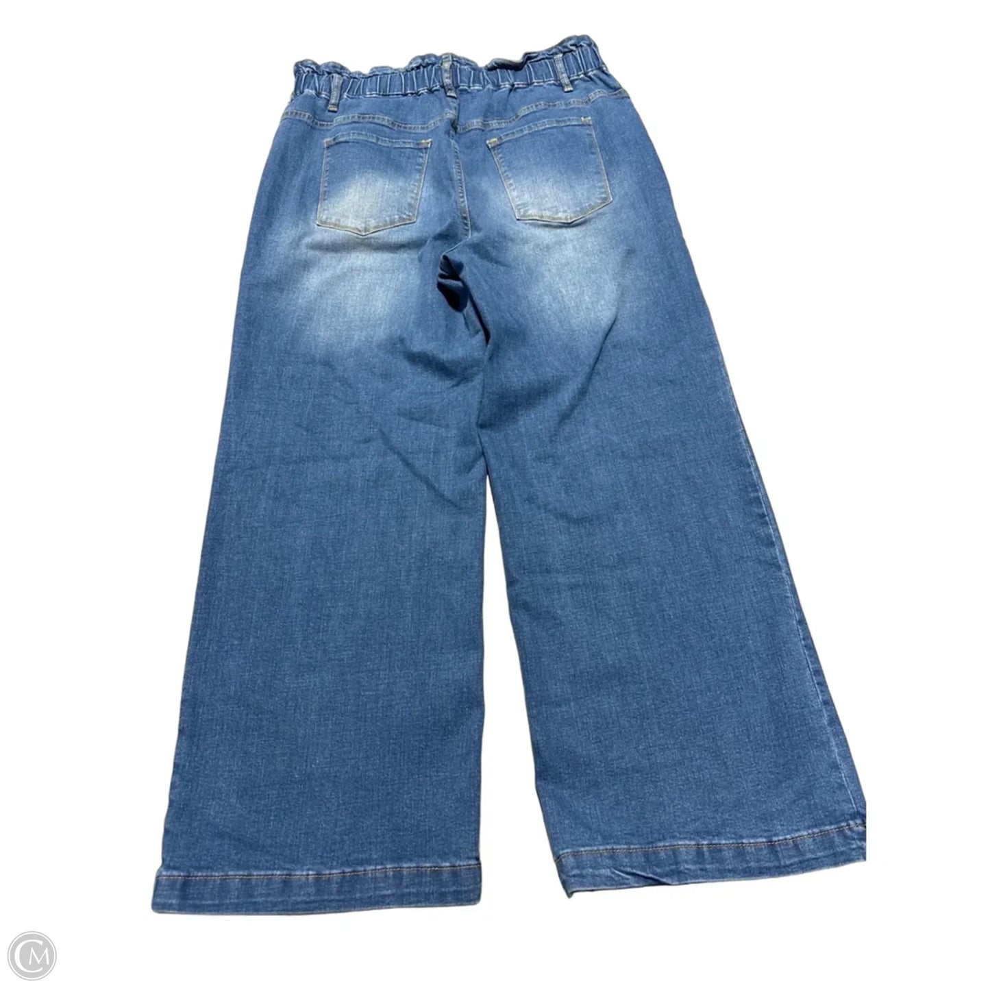Jeans Wide Leg By Cmc In Blue, Size: 16