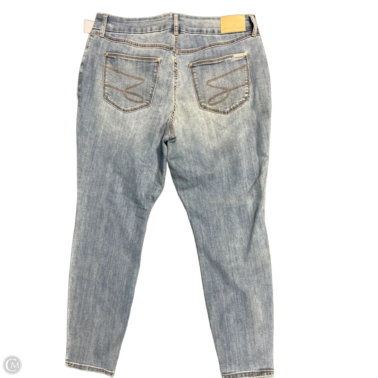 Jeans Straight By Seven 7 In Blue Denim, Size: 16