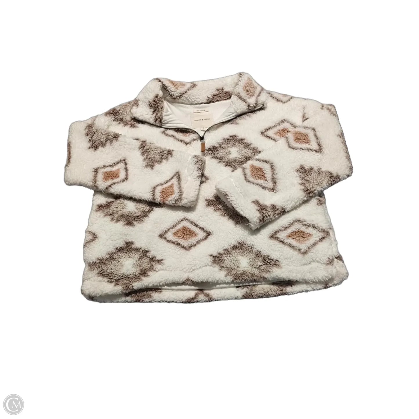 Sweater By Thread And Supply In White, Size: S