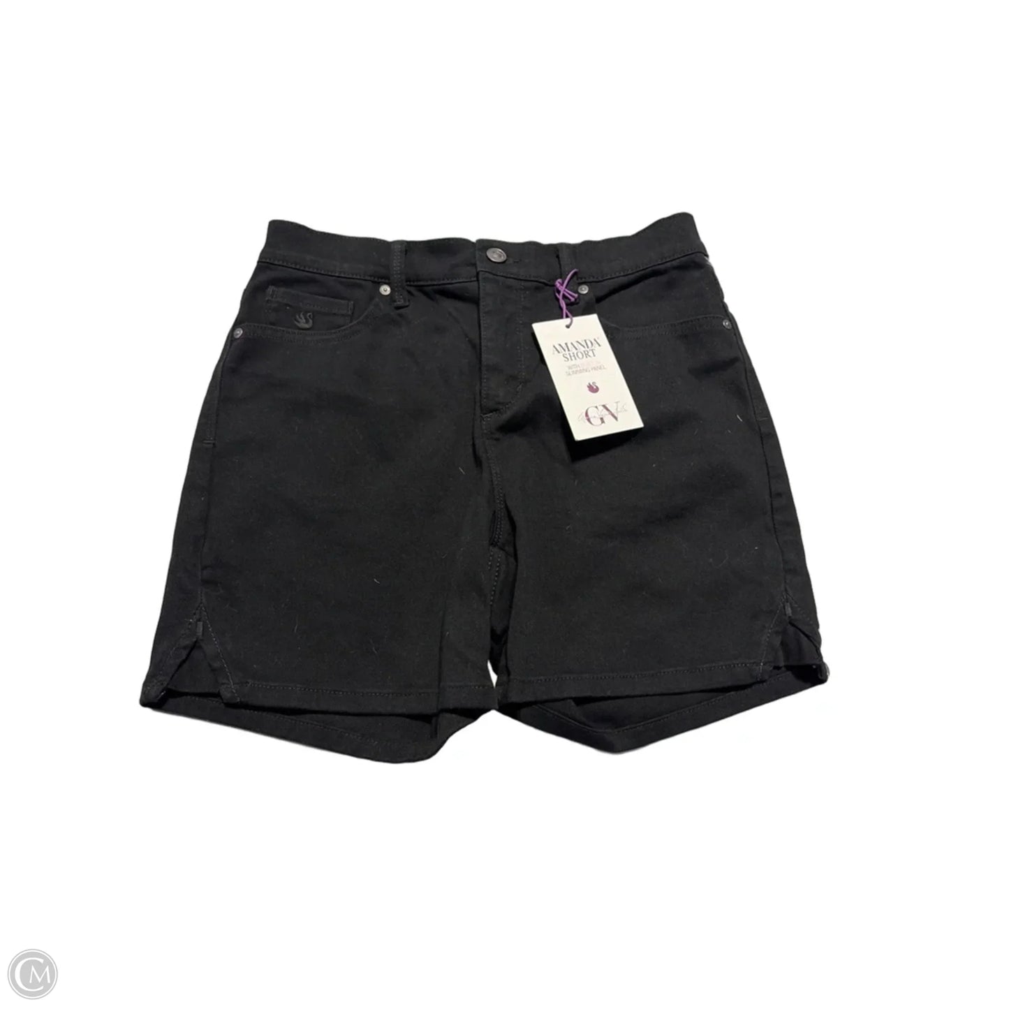 Shorts By Gloria Vanderbilt In Black, Size: 4