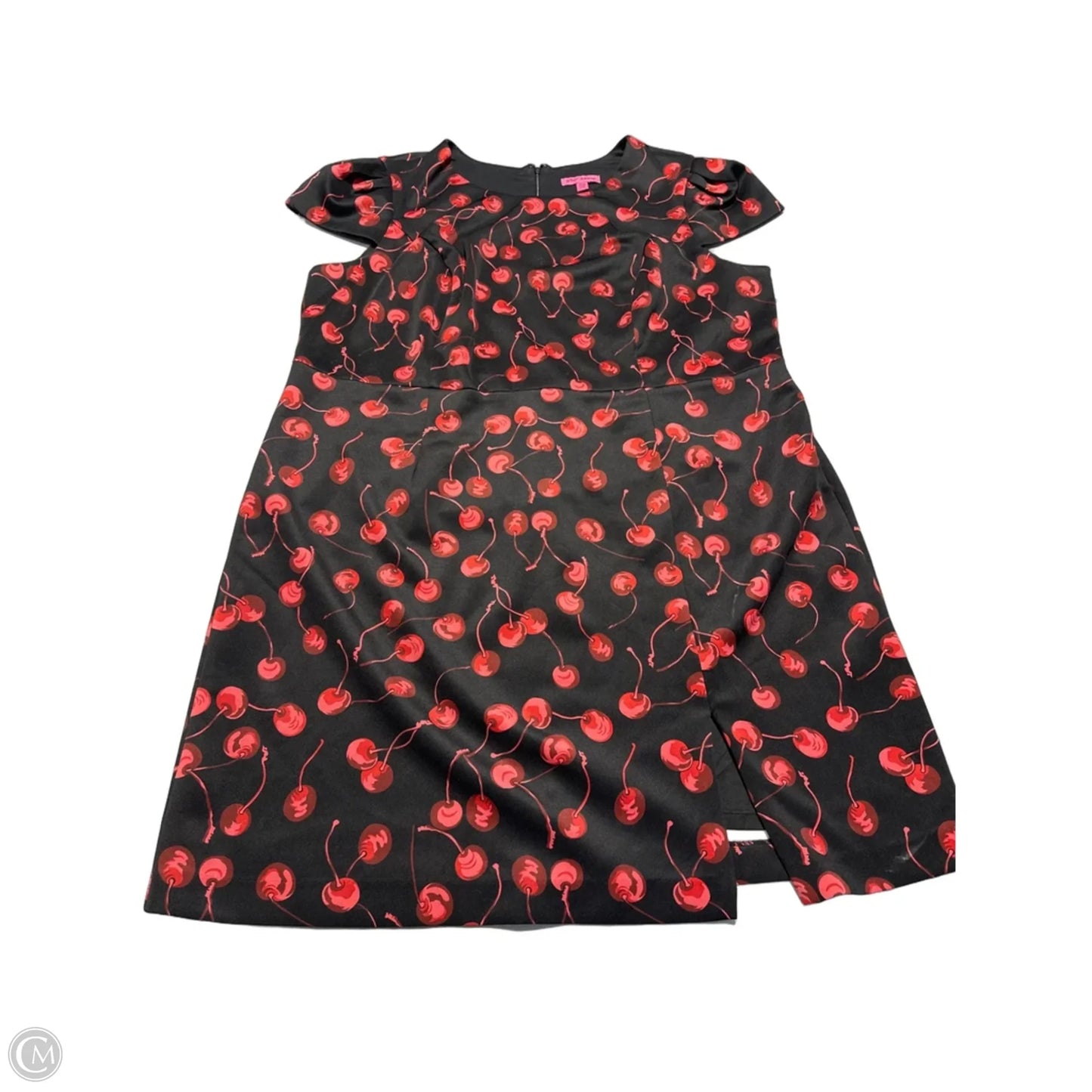 Dress Casual Midi By Betsey Johnson In Black & Red, Size: 22