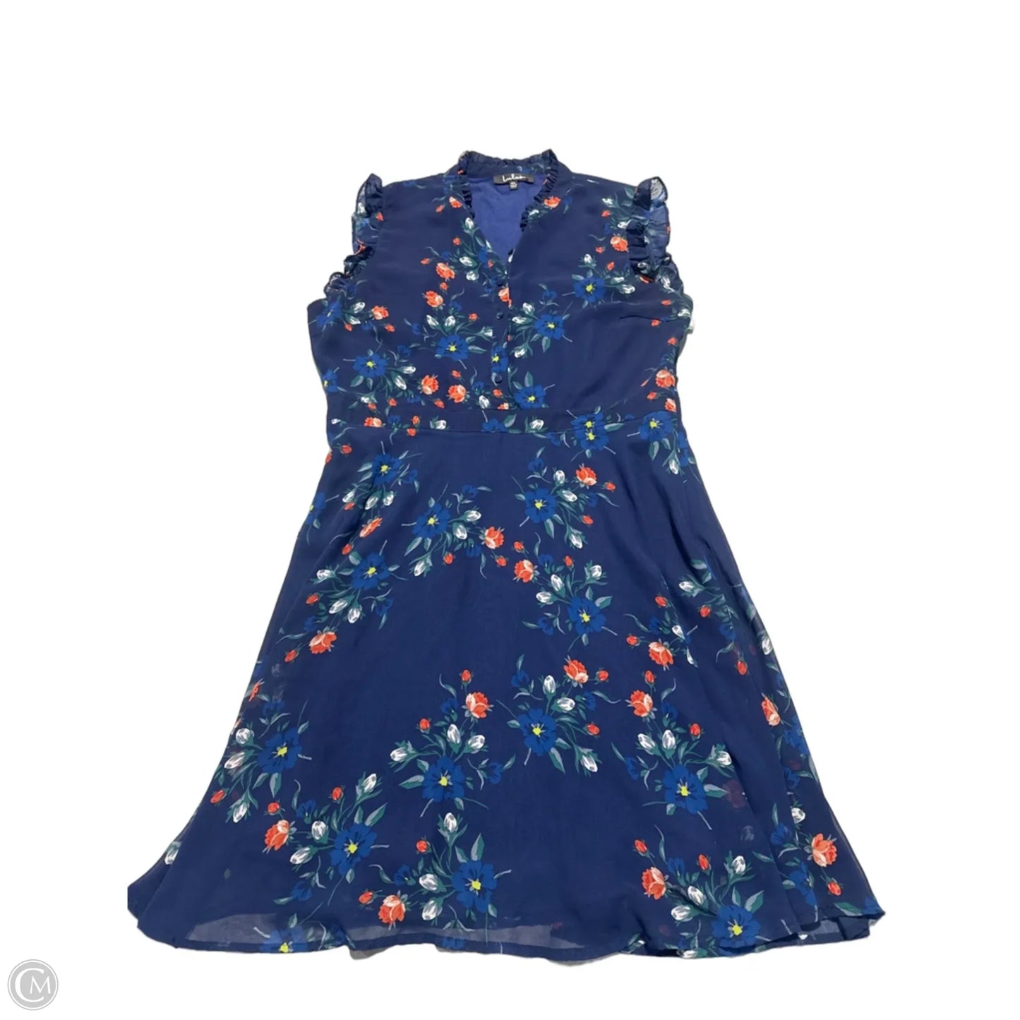 Dress Casual Midi By Lulus In Blue, Size: Xl