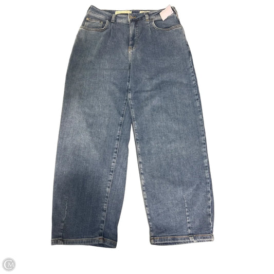 Jeans Straight By Pilcro In Blue Denim, Size: 8
