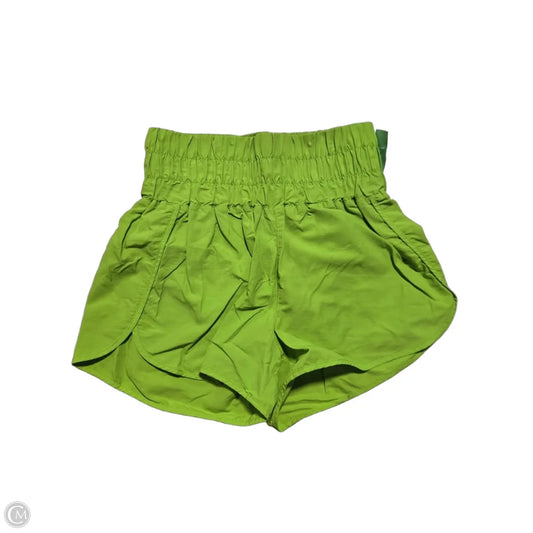 Athletic Shorts By Zenana In Green, Size: M