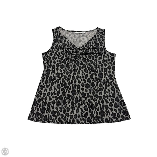 Tank Top By Susan Graver In Animal Print, Size: M