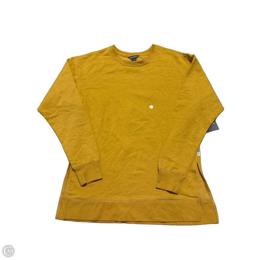 Top Long Sleeve By Eddie Bauer In Yellow, Size: Xs