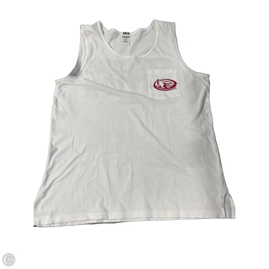 Tank Top By Pink In White, Size: M