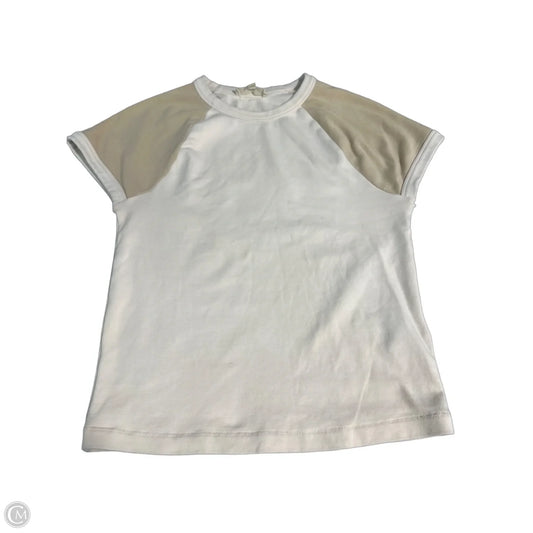 Top Short Sleeve By Madewell In Beige, Size: S