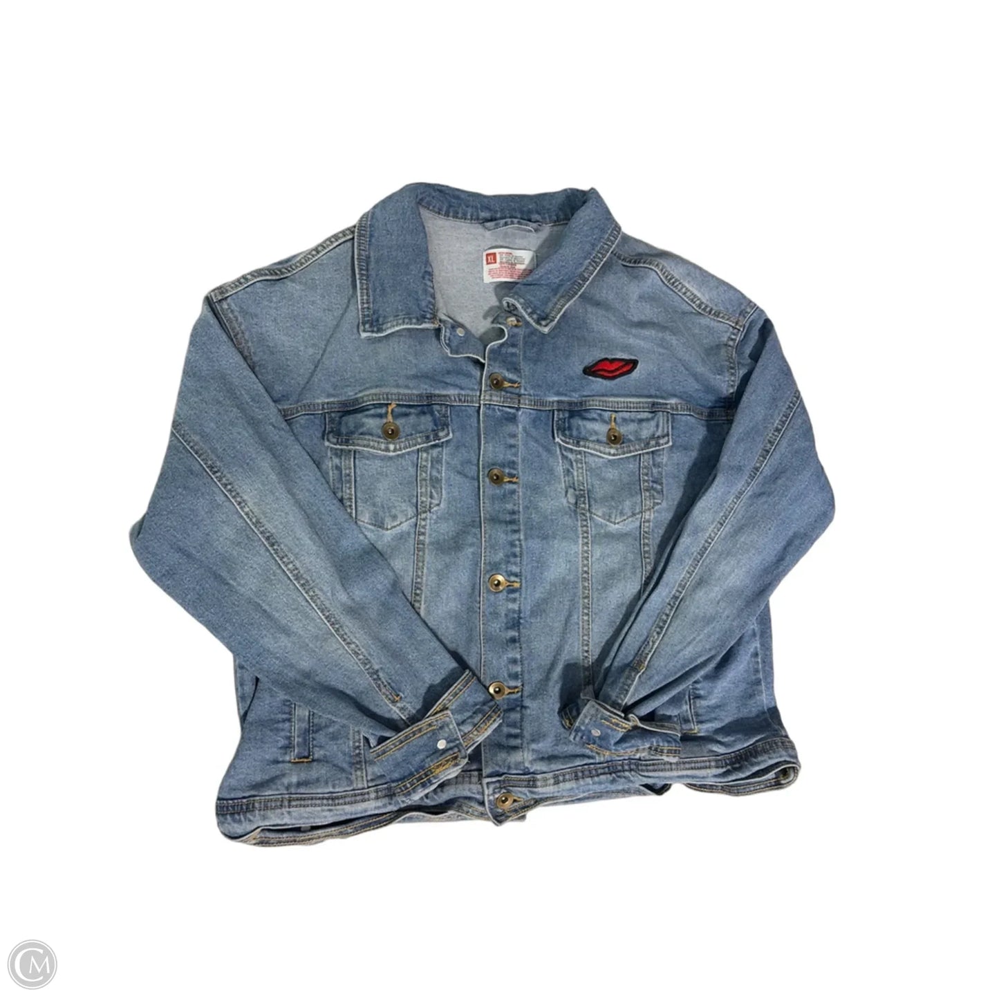 Jacket Denim By Cmc In Blue, Size: Xl