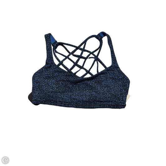 Athletic Bra By Lululemon In Blue, Size: M