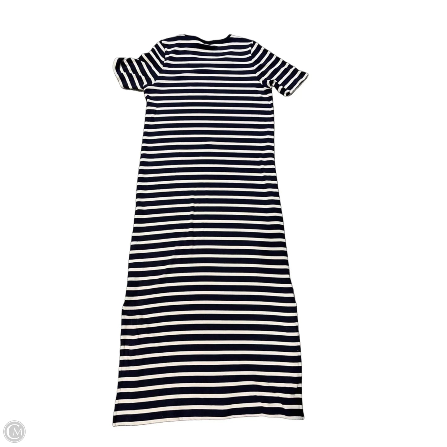 Dress Casual Maxi By Tahari In Striped Pattern, Size: M