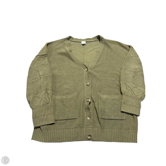 Cardigan By Cabi In Green, Size: Xl