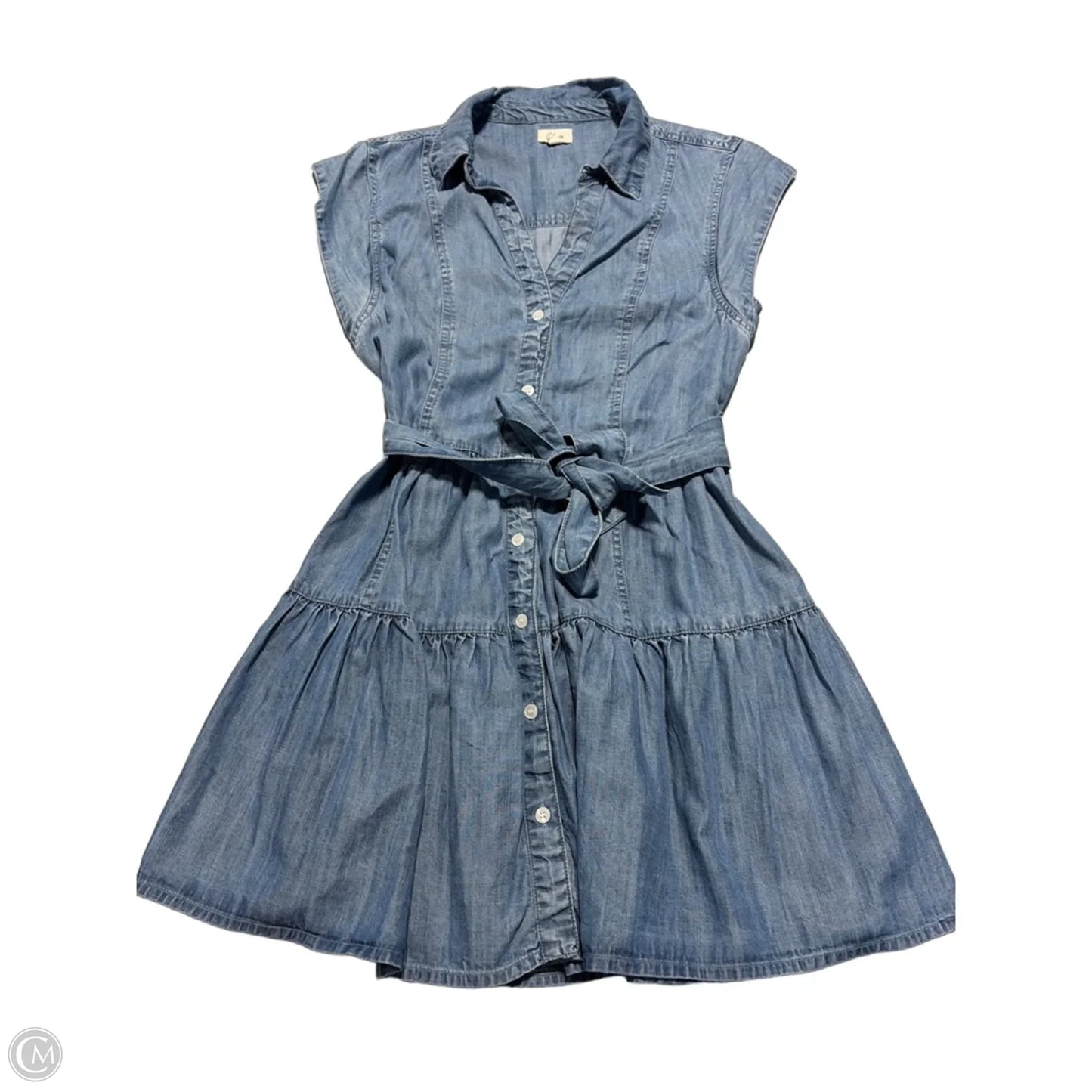 Dress Casual Midi By Elan In Blue, Size: M
