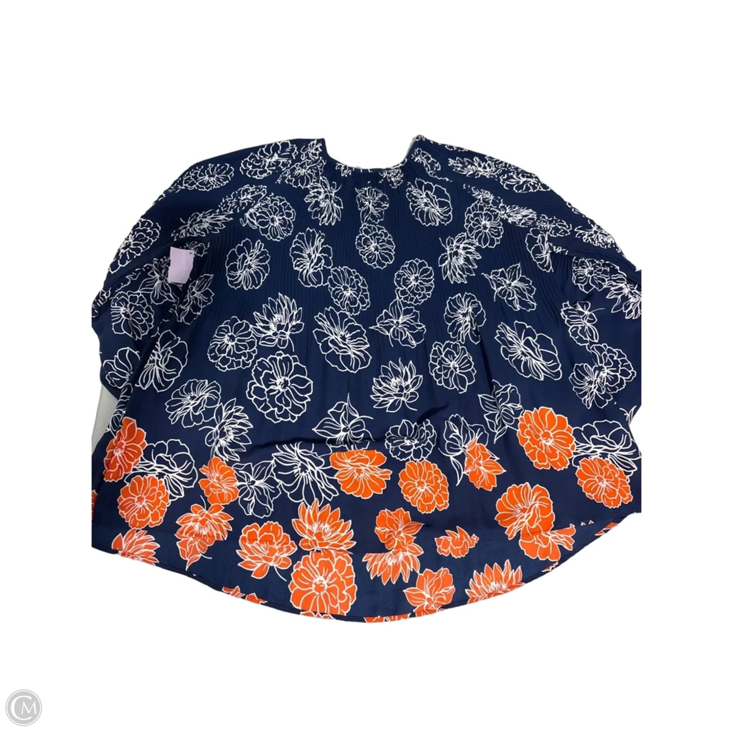Top Long Sleeve By Zac And Rachel In Blue, Size: Xl
