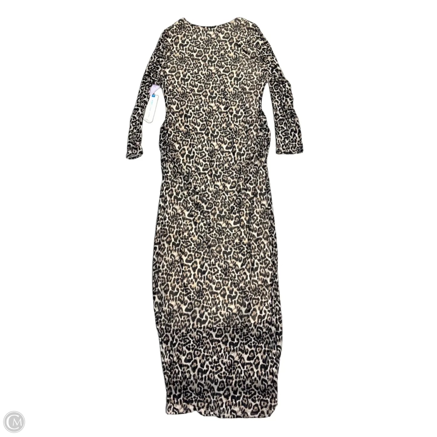 Dress Casual Maxi By Almost Famous In Animal Print, Size: 2x