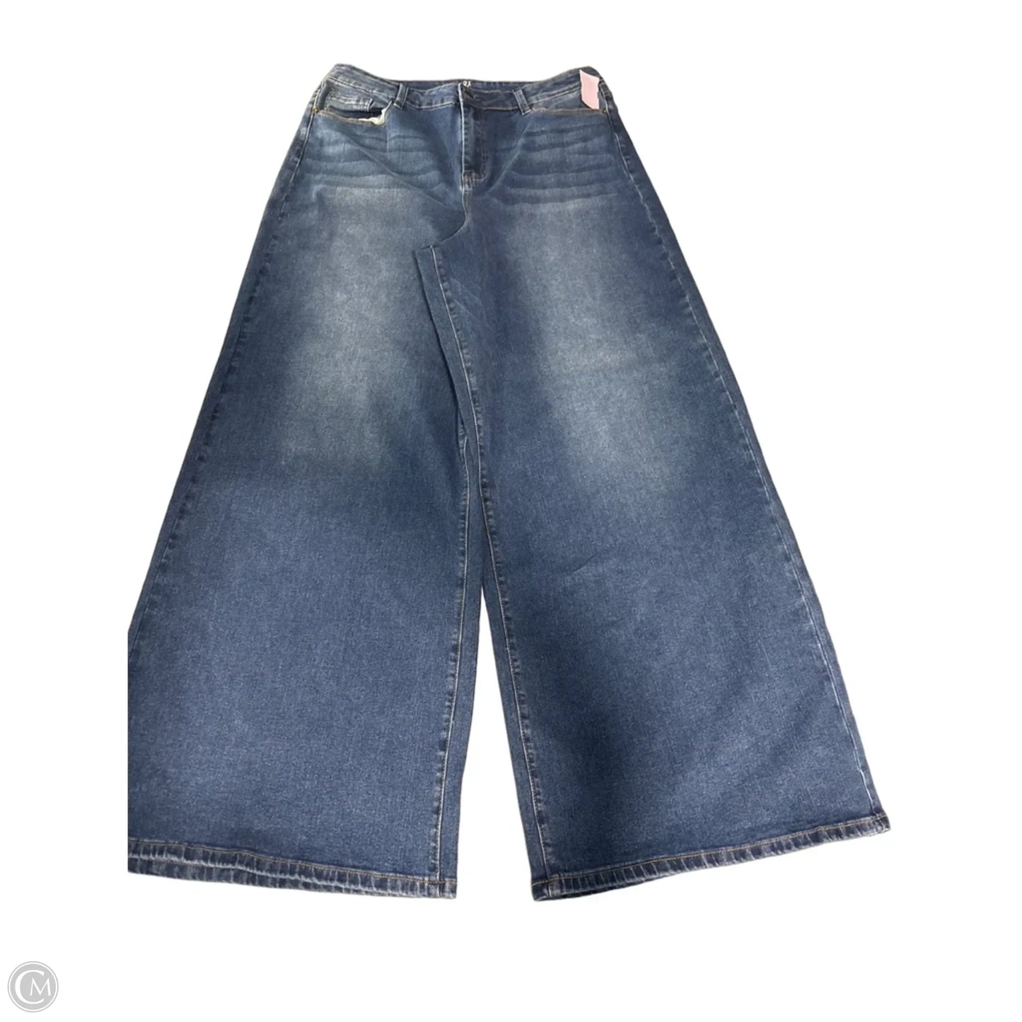 Jeans Wide Leg By New York And Co In Blue, Size: 16