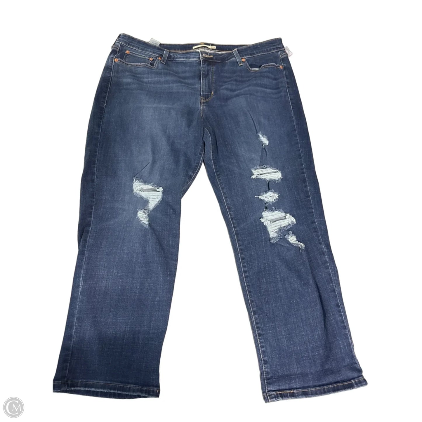Jeans Straight By Levis In Blue, Size: 20