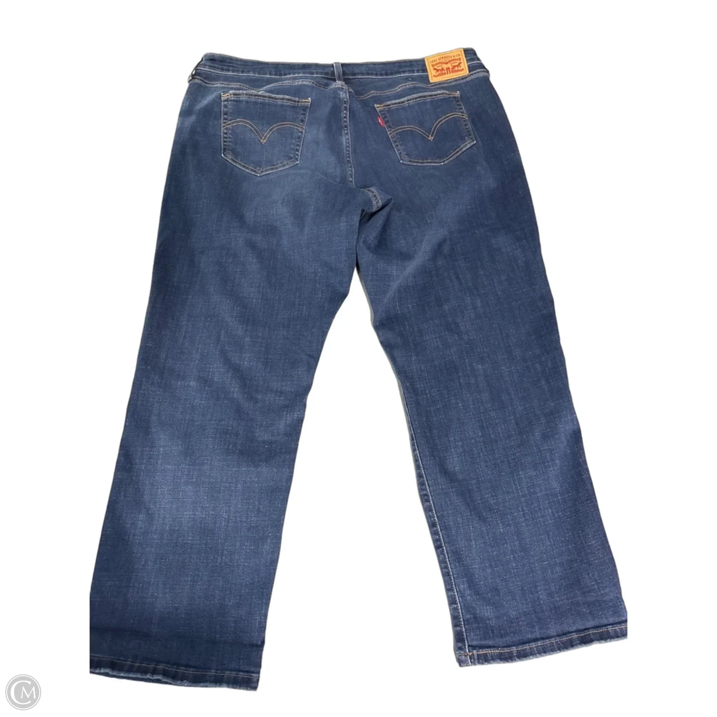 Jeans Straight By Levis In Blue, Size: 20