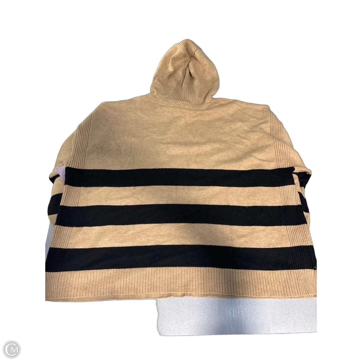 Sweatshirt Hoodie By Liz Claiborne In Tan, Size: 2x