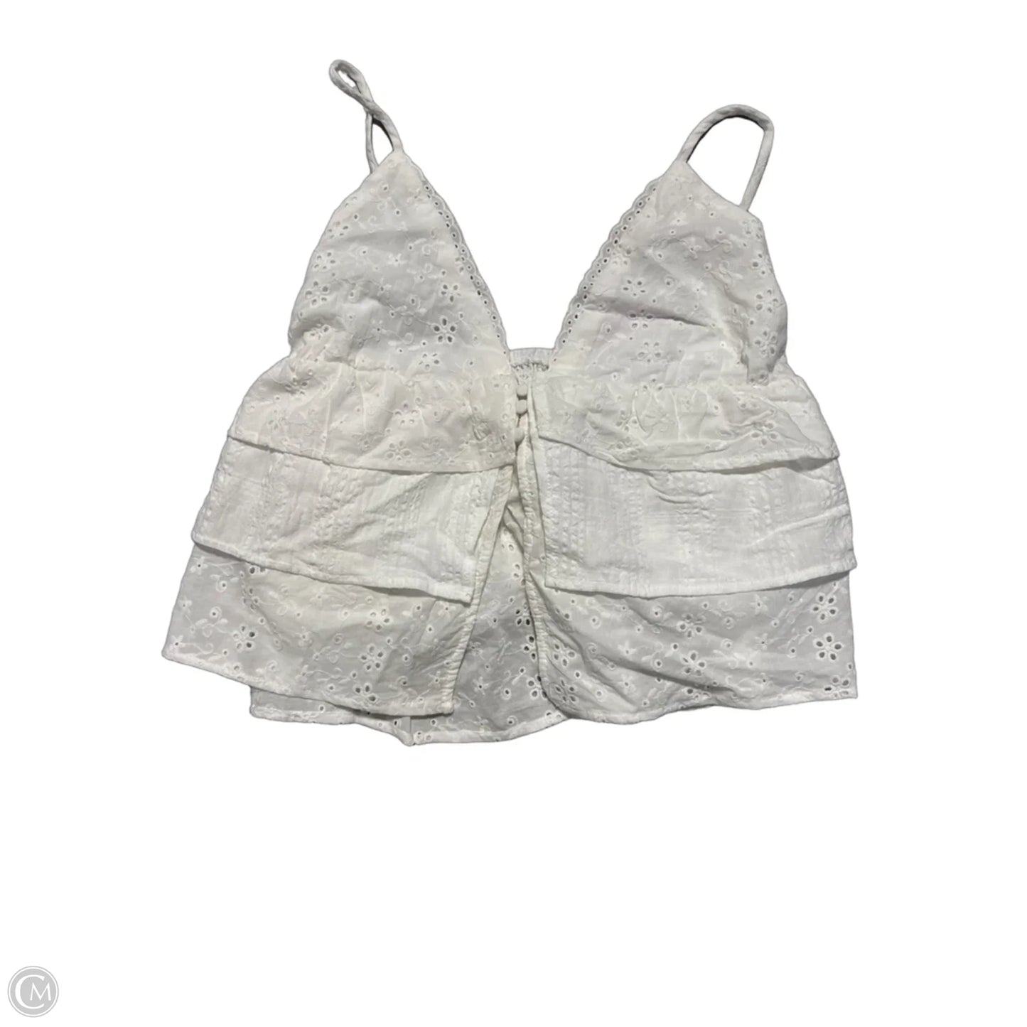Tank Top By Love On A Hanger In White, Size: M