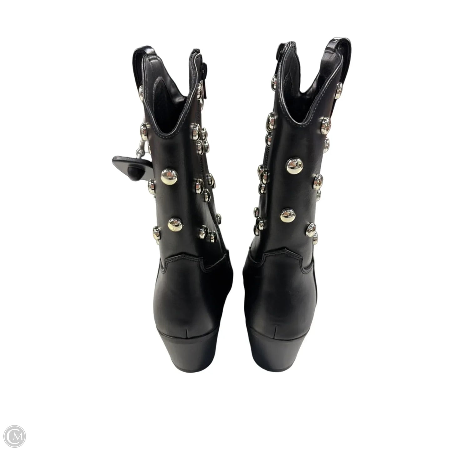 Boots Mid-calf Heels By Time And Tru In Black, Size: 9