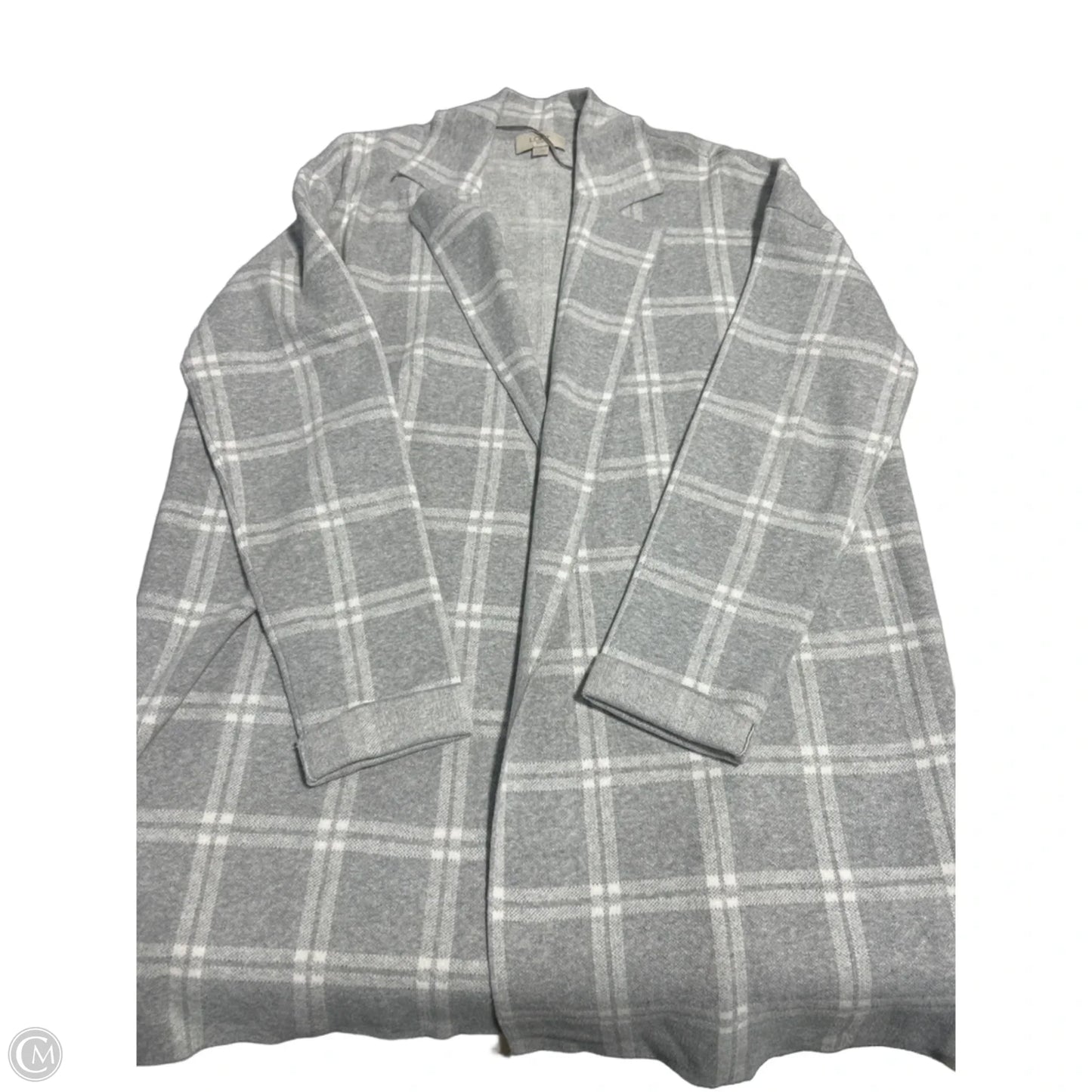 Cardigan By Loft In Grey, Size: L