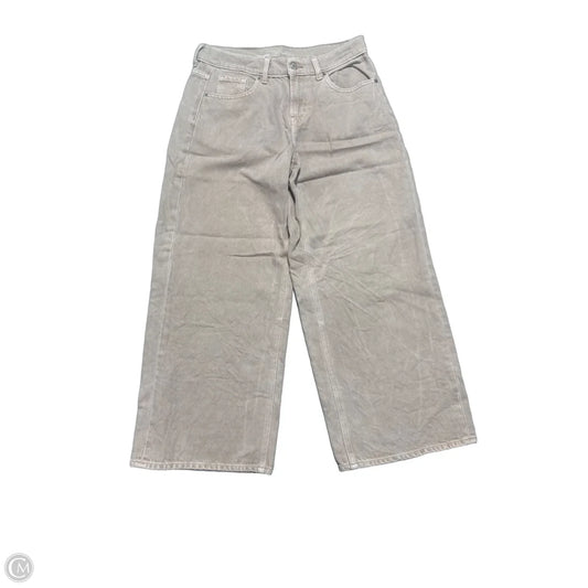 Jeans Wide Leg By Old Navy In Tan, Size: 4