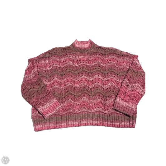 Sweater By Loft In Red, Size: Xl