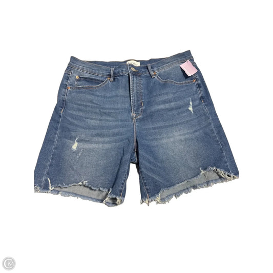 Shorts By Nicole By Nicole Miller In Blue, Size: 12
