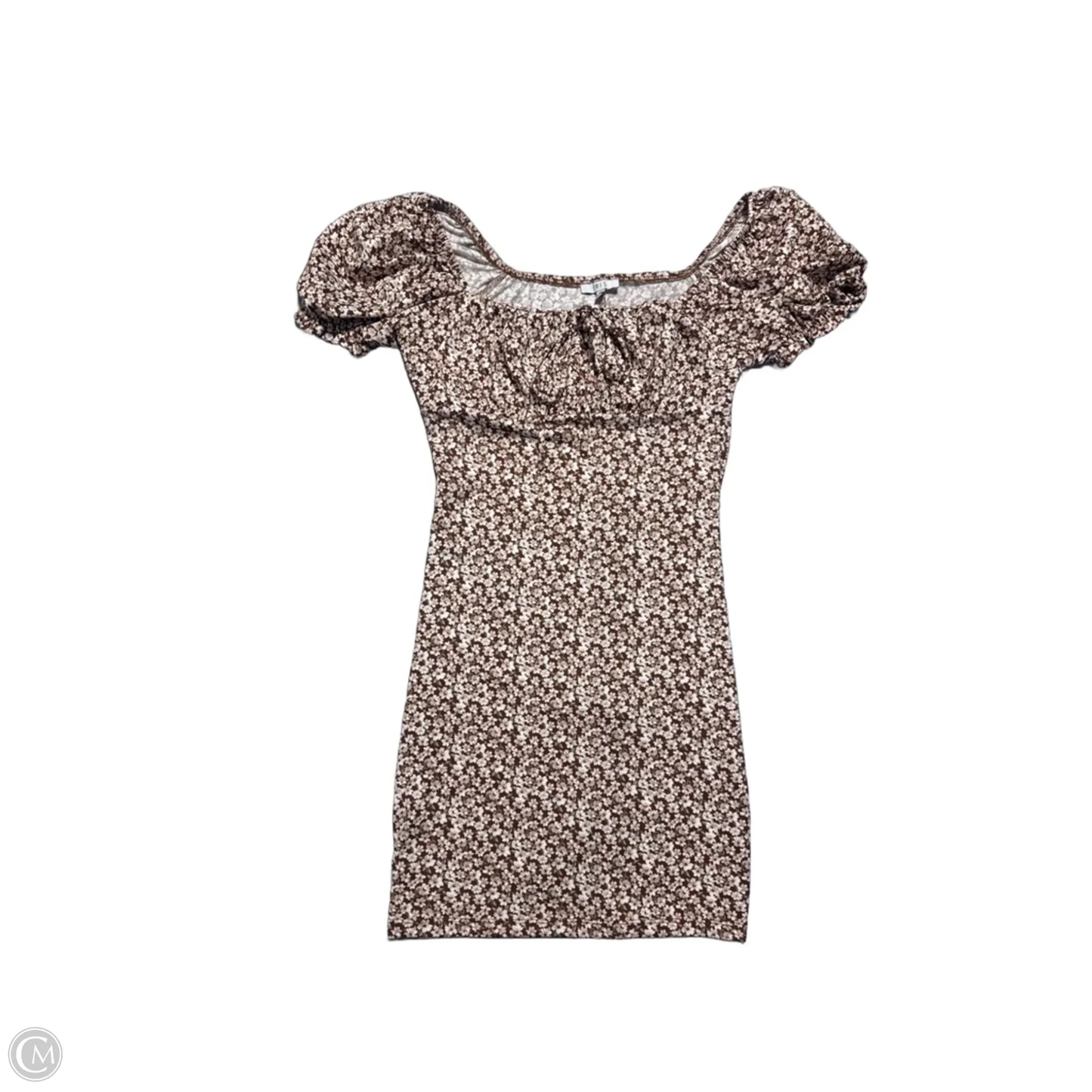 Dress Casual Midi By Iris In Brown, Size: M