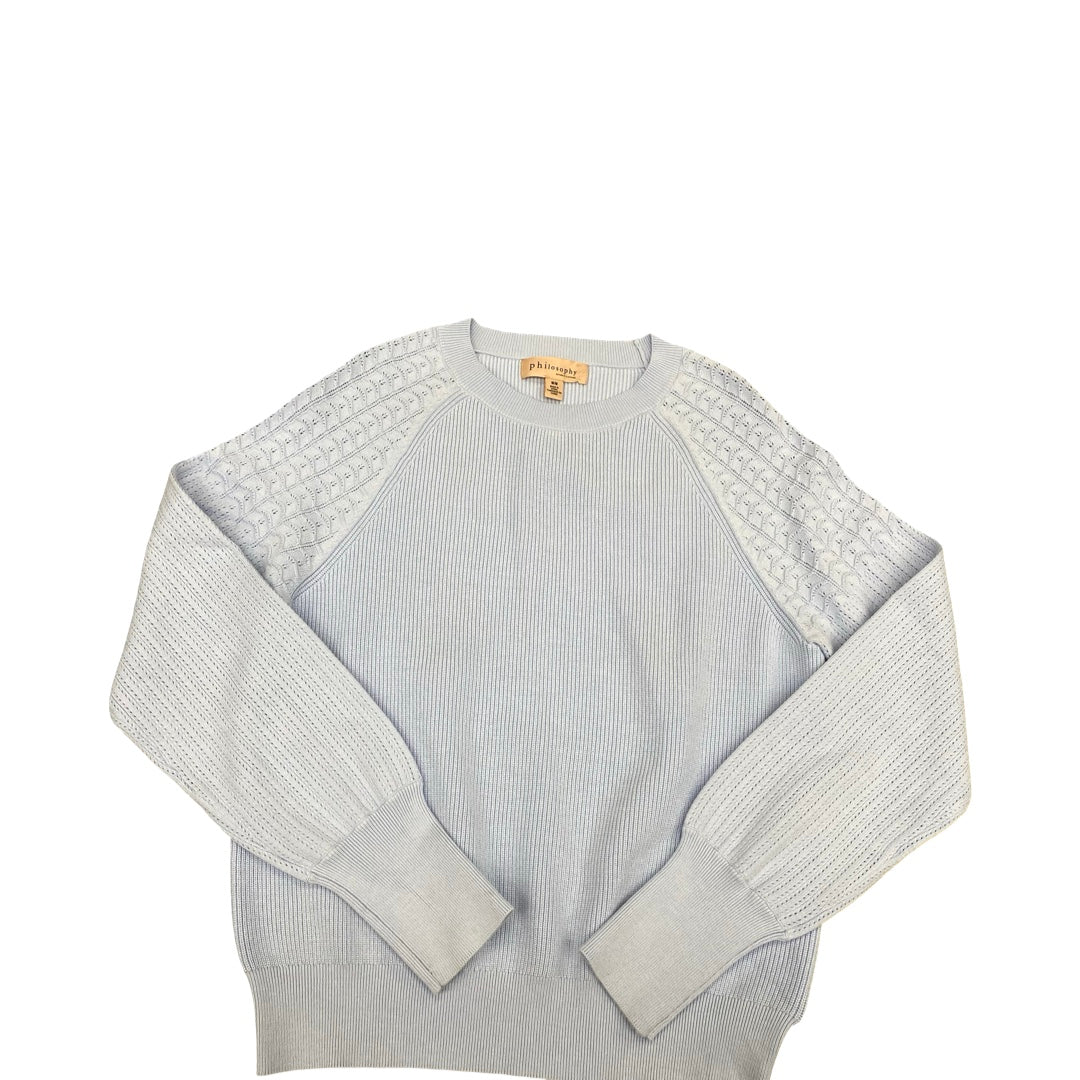Sweater By Philosophy In Blue, Size:M