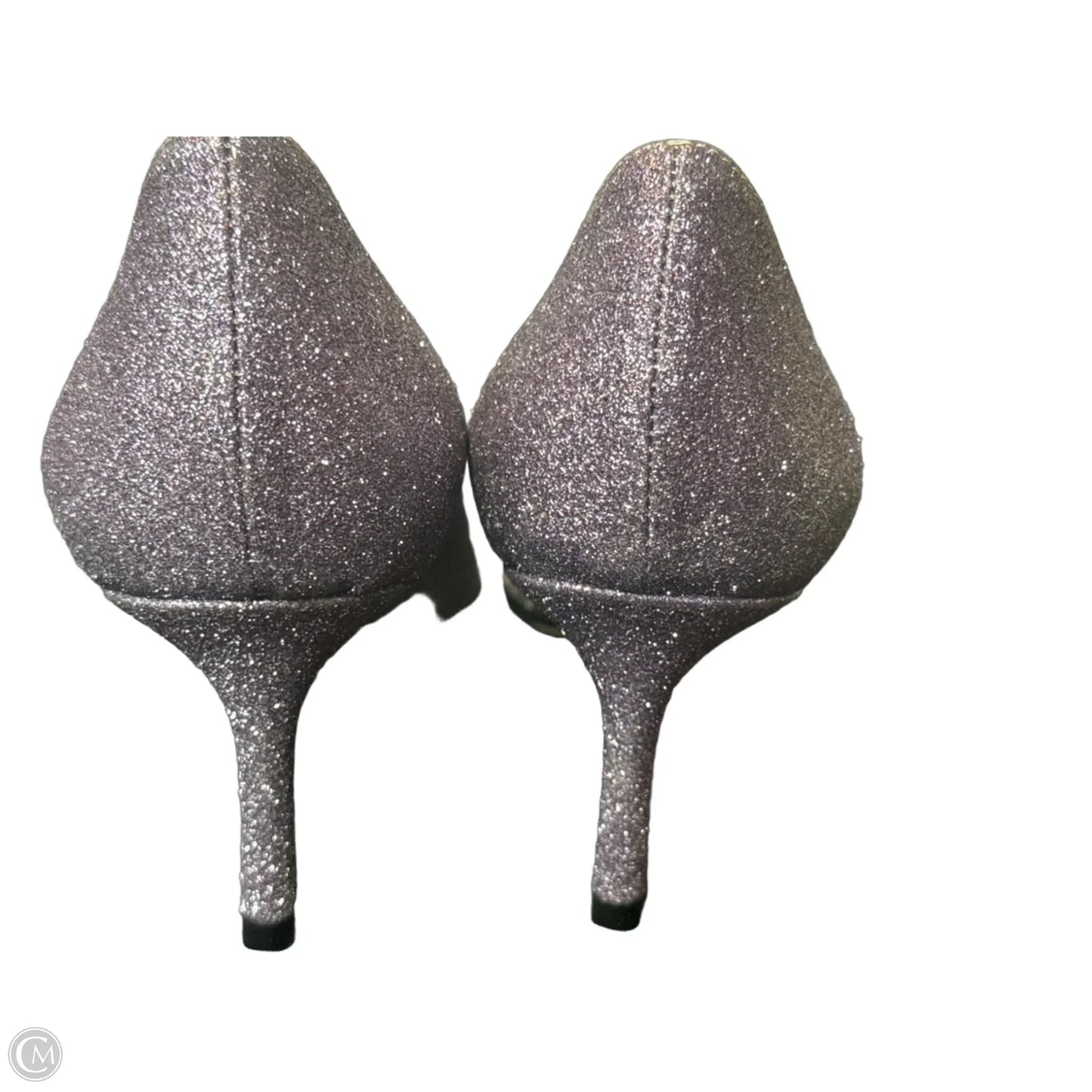 Shoes Luxury Designer By Jimmy Choo In Grey & Purple, Size: 8.5